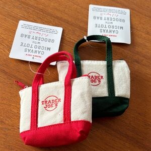 Lot of (2) Trader Joe’s micro totes